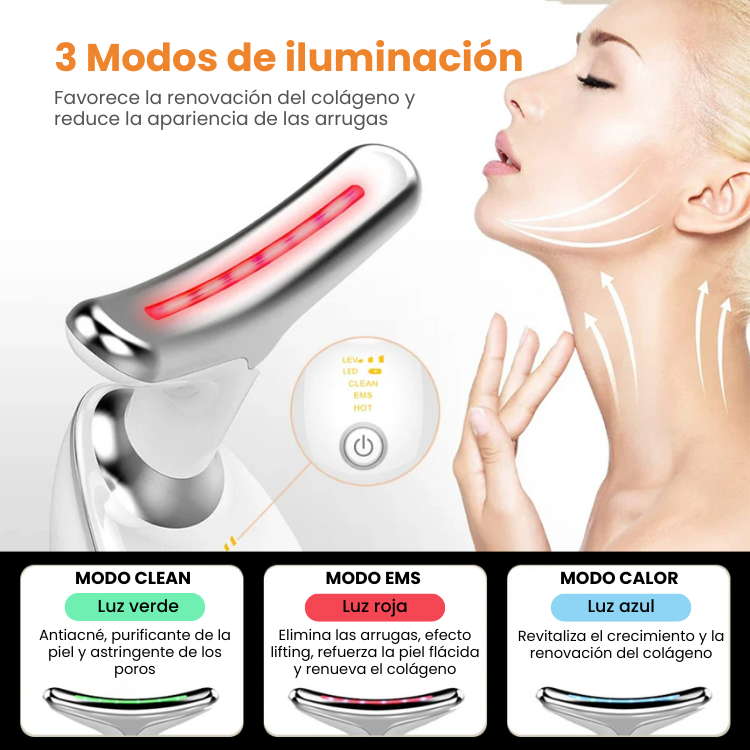 Dispositivo EMS - Rejuvenecimiento Facial y del Cuello